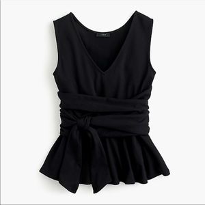 NWOT J. Crew peplum tank